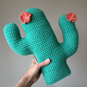 Crochet Cactus Cushion - PDF Crochet Pattern - Crochet Cactus Pillow