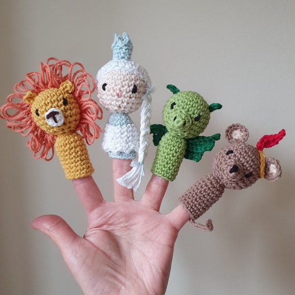 Crochet Finger Puppet Etsy