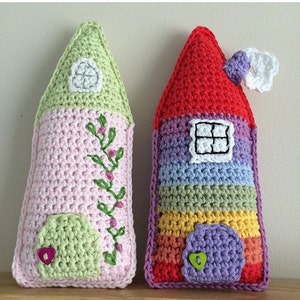 Little Folk House PDF Crochet Pattern Crochet House Crochet Home image 3