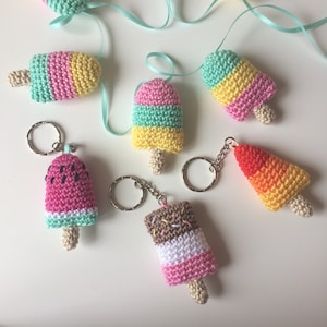 Lollipop Keyring - PDF Crochet Pattern - Crochet Lollipop- Lollipop Garland