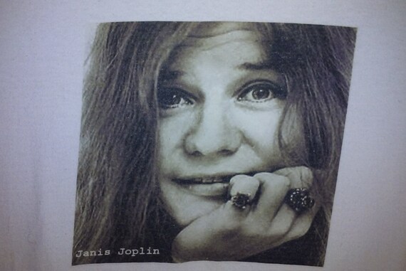 Janis Joplin Rock Tee Small - image 2