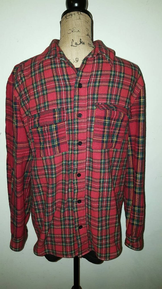 Vintage Red Plaid Danzig Jacket  Large - image 2