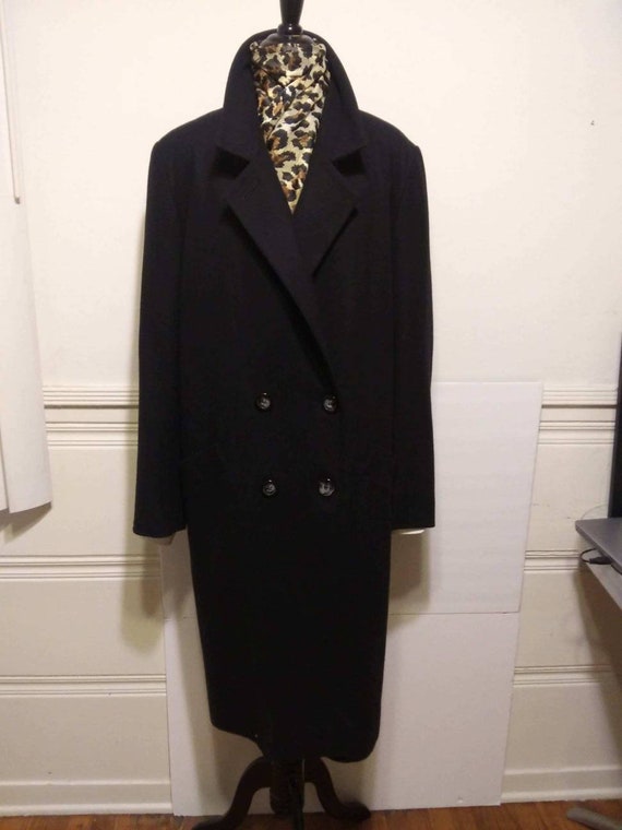 Vintage Pendelton Long Navy Blue Peacoat 12