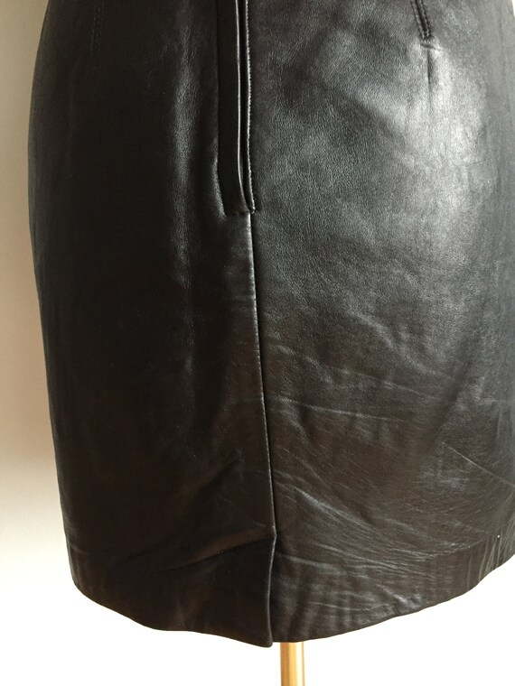 2000's 'The Olde Hide House Acton' Black Leather … - image 6