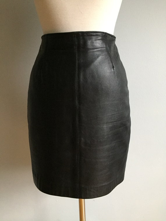 2000's 'The Olde Hide House Acton' Black Leather … - image 3