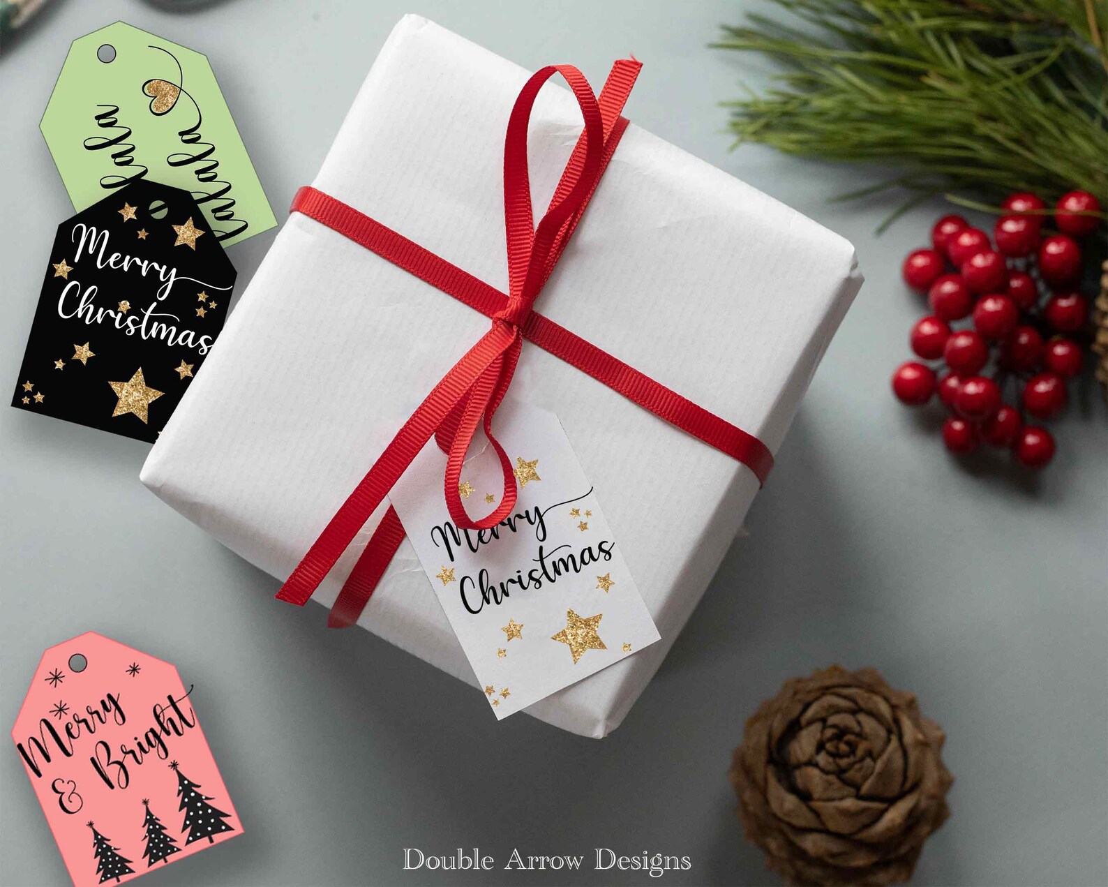 Printable Christmas Tags Holiday Printable Tags Printable - Etsy
