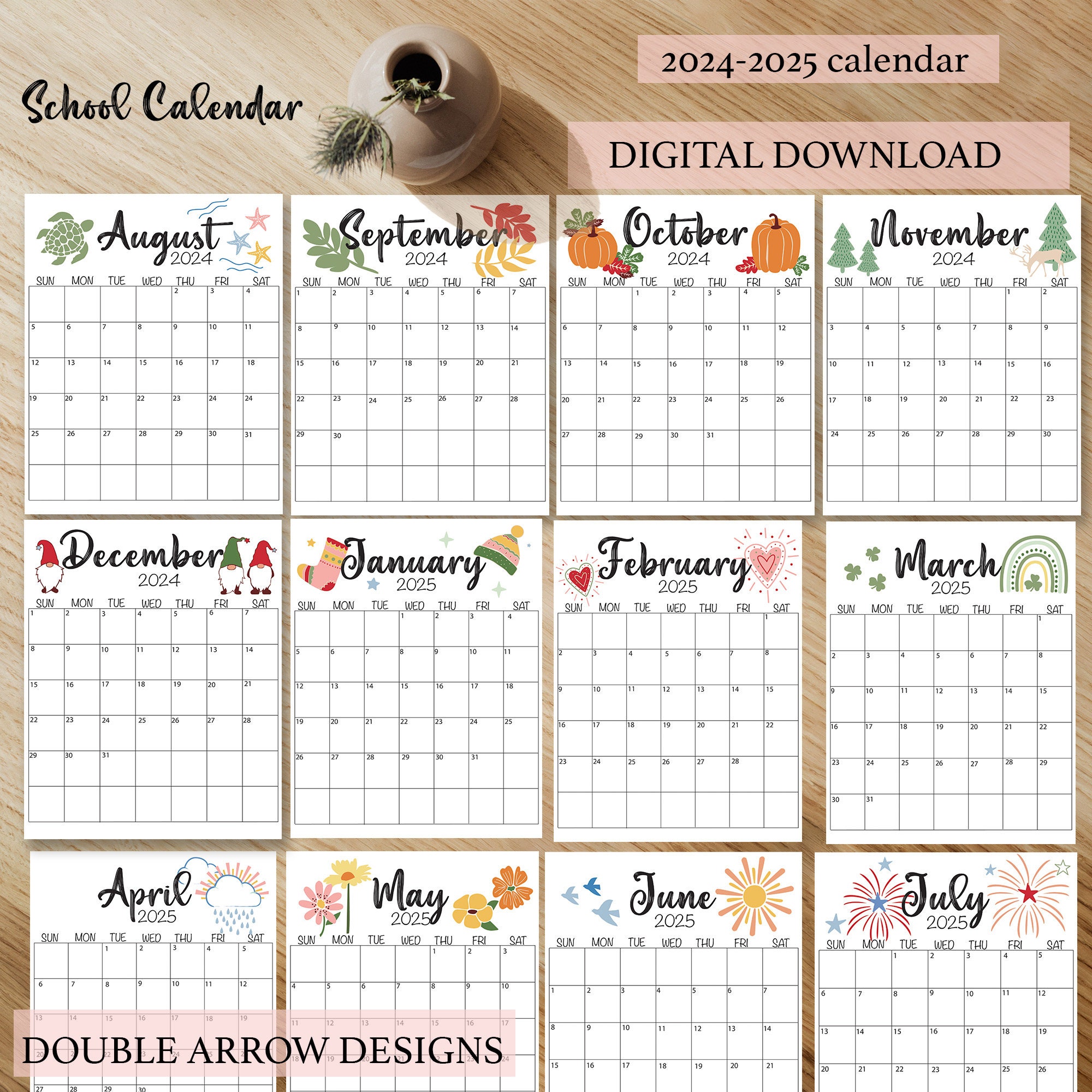 2024-2025-calendar-printable-school-calendar-24-25-calendar-printable-2024-2025-monthly-calendar-printable-instant-calendar-download-etsy