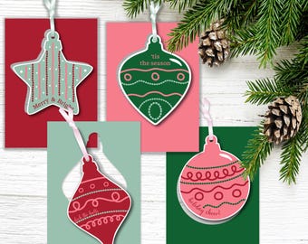 DIY Christmas Card Ornament | Cricut, Silhouette Project (Digital Download)