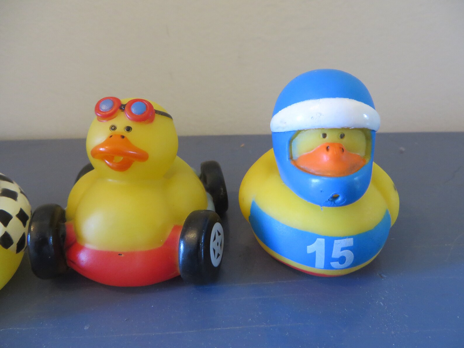 3 Nascar/race Car Rubber Ducks Drivers Start Your Engines Etsy
