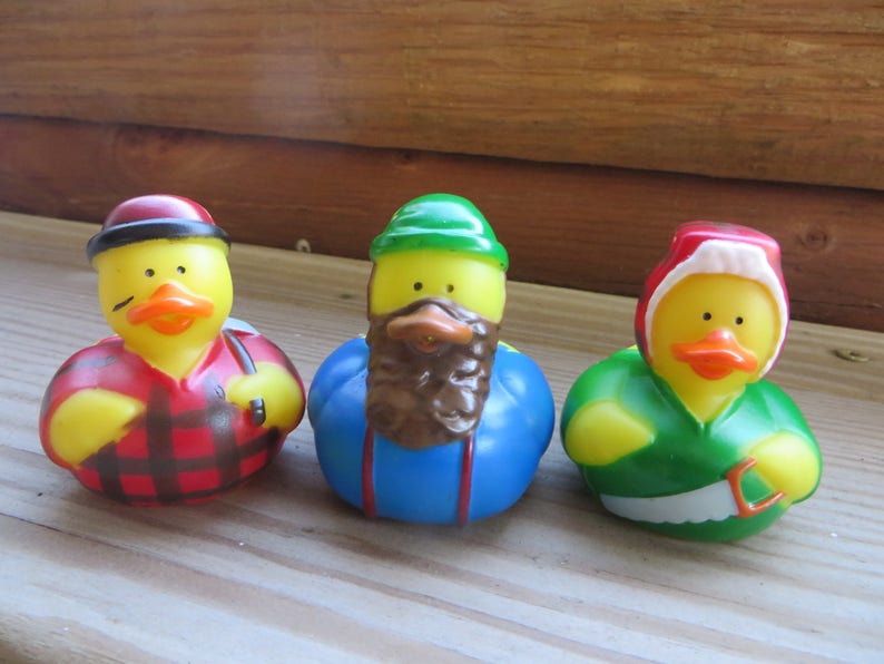 lumberjack rubber duckies
