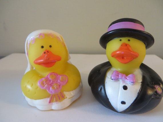 Bride And Groom Rubber Ducks They Are Adorable Bride And Etsy