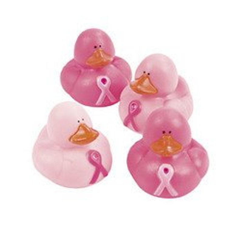 2 Breast Cancer Awareness Rubber Ducks Great for a Etsy Australia