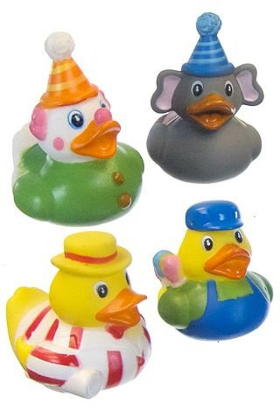 Carnival rubber ducks clown elephant vendor engineer Etsy