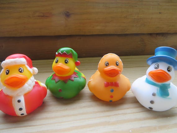 christmas rubber ducks