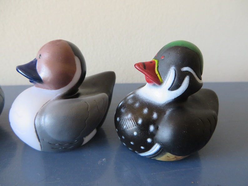 Decoy rubber ducks these duckies almost look real gag | Etsy