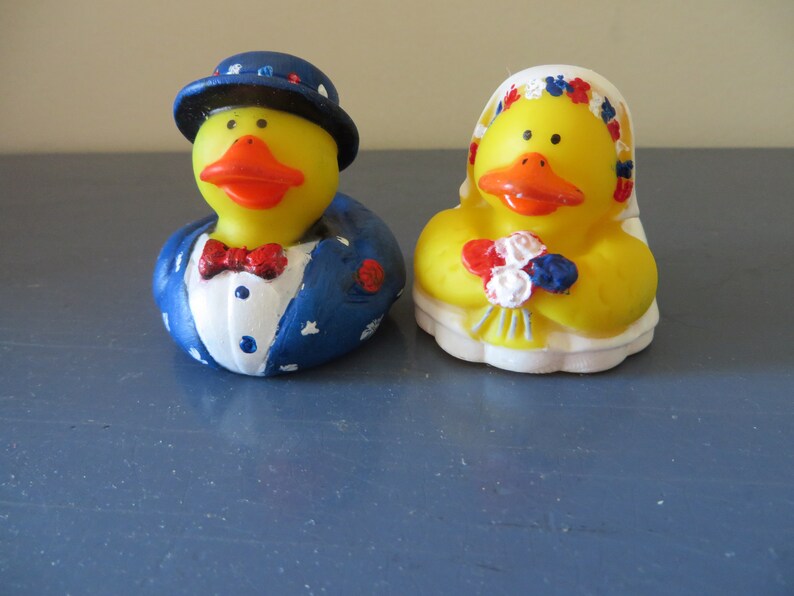 USA Bride and Groom rubber ducks. They are adorable bride Etsy USA Bride and Groom rubber ducks. They are adorable bride Etsy