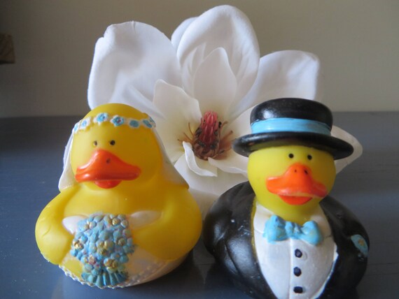 Bride And Groom Rubber Ducks I Will Custom Paint To Match Etsy