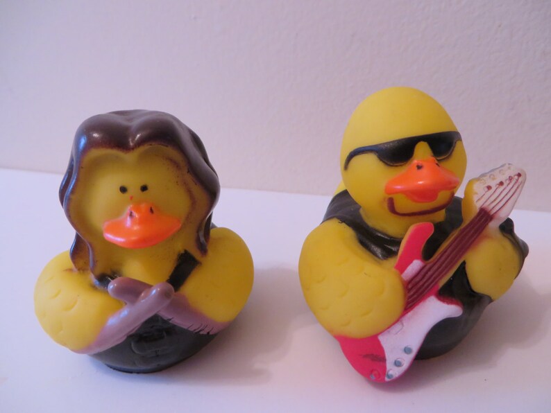 Rock Band rubber ducks Rock the night away Etsy