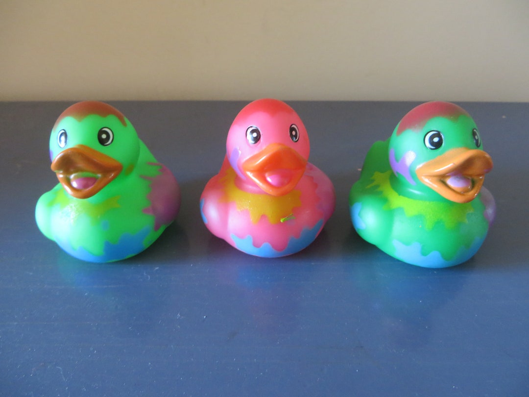 3 Paint Splatter Rubber Ducks Artist Painter Painting - Etsy