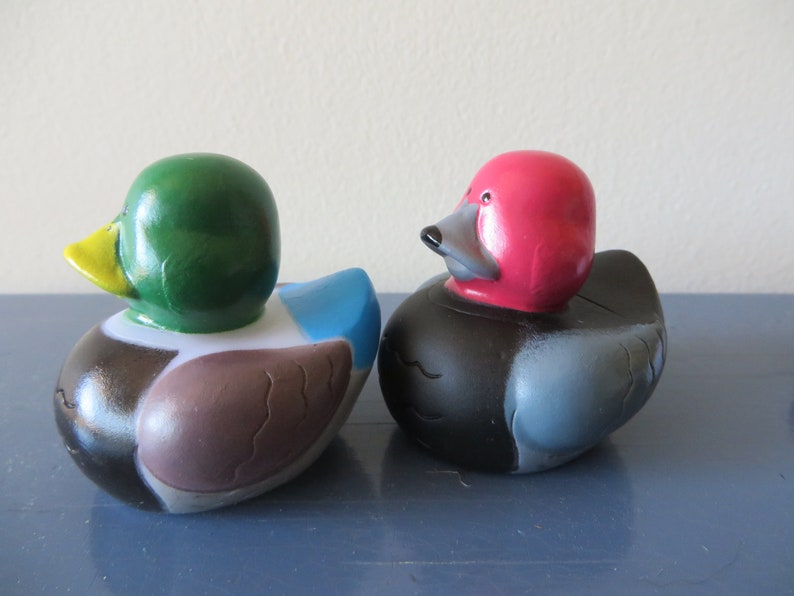 Decoy rubber ducks these duckies almost look real gag | Etsy