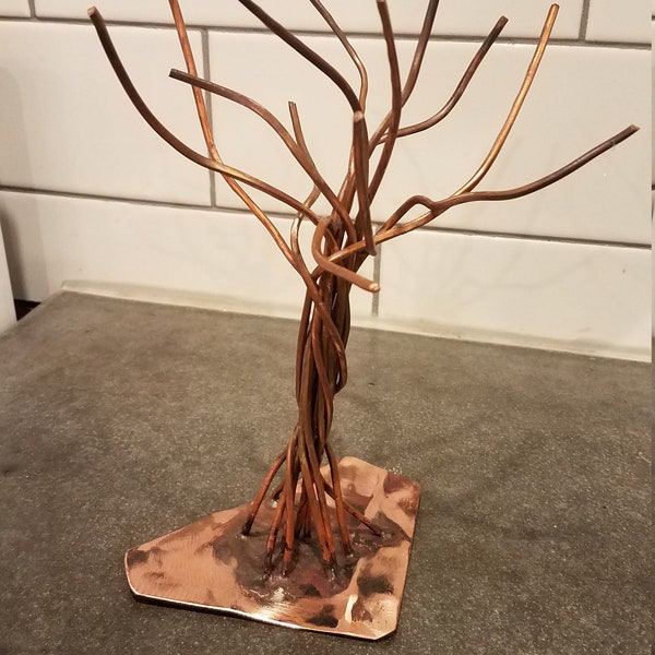 Copper Wire Tree Etsy