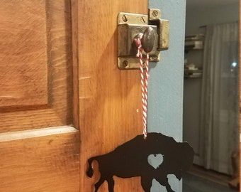 Buffalo Heart Ornament