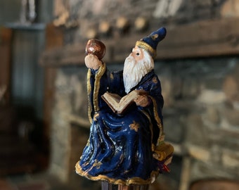 Wizard Winestopper:  Handcrafted Resin Wine & Liquor Bottle Stopper