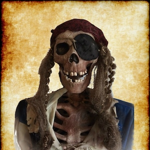 Life Size Pirate Skeleton Billy Bones Fully Posable - Etsy Hong Kong