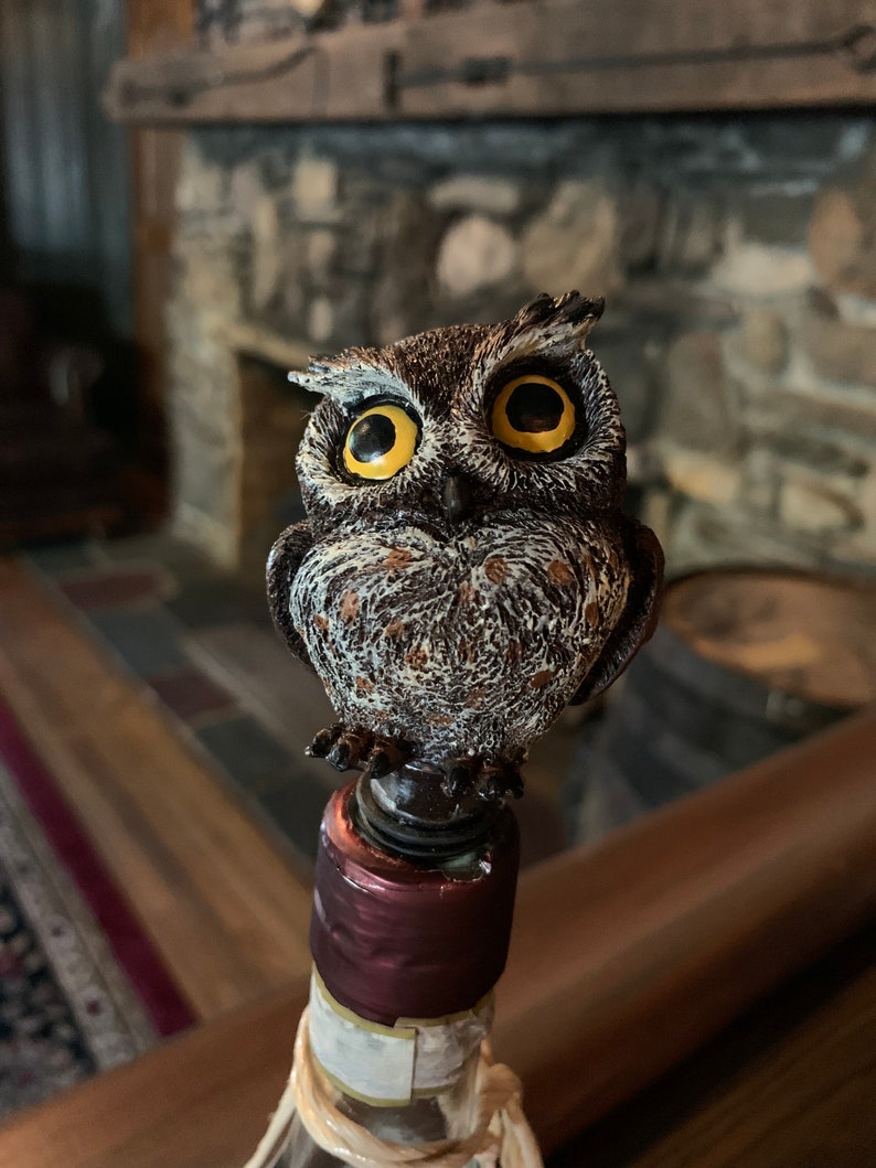 StorybrookHollow Owl Bottle Stopper - Thumbnail 5
