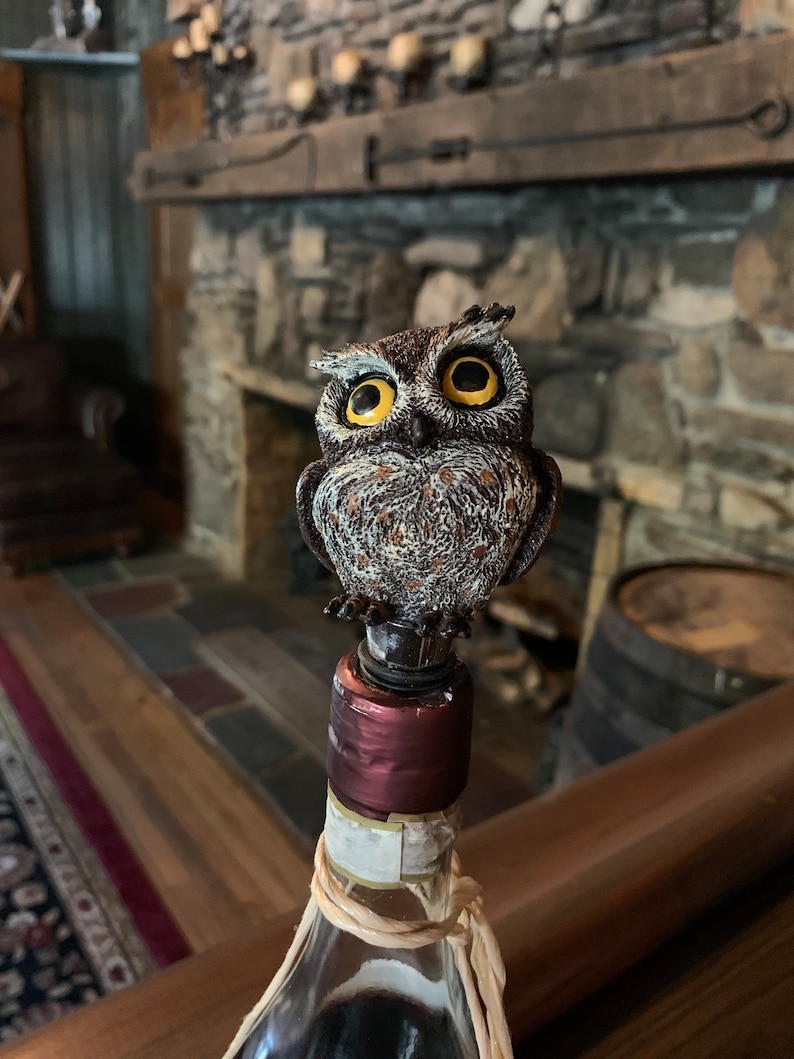 StorybrookHollow Owl Bottle Stopper - Thumbnail 4