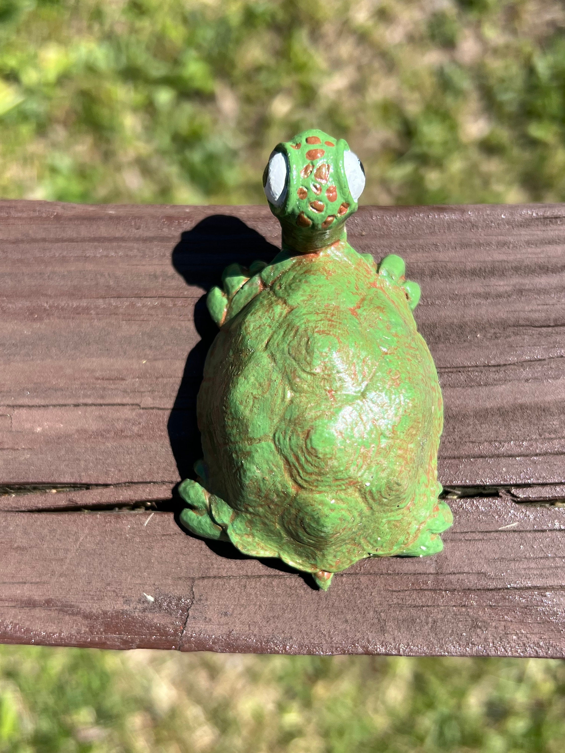 亀の置物 - 民間伝承のミニチュア森の生き物 - Etsy 日本