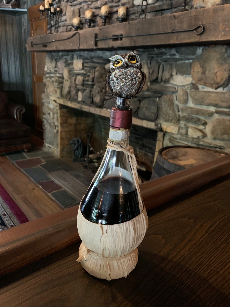 StorybrookHollow Owl Bottle Stopper - Thumbnail 3