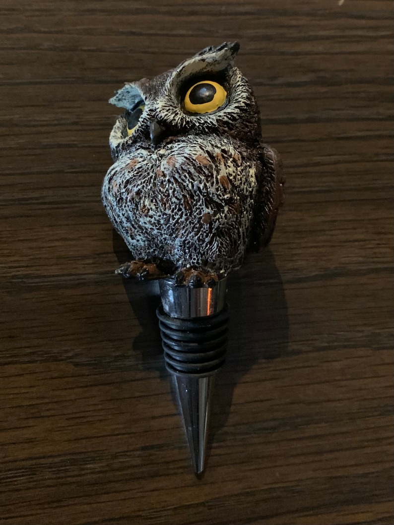 StorybrookHollow Owl Bottle Stopper