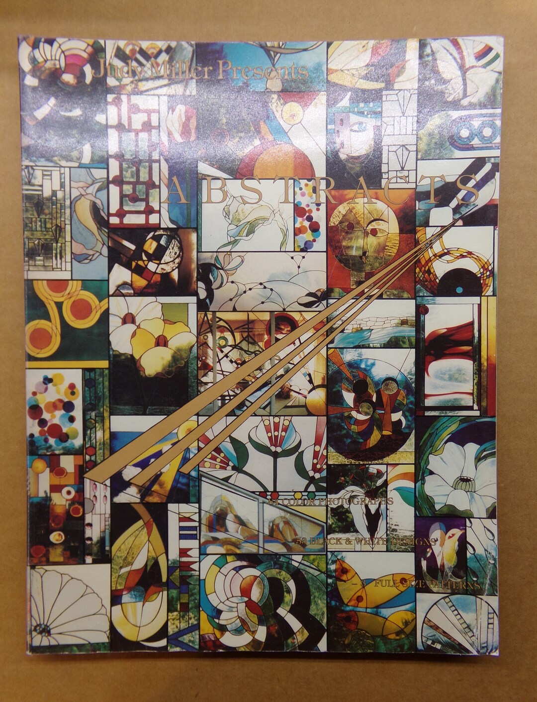 Vintage Book of 53 Designs & 3 Full-sized Stained Glass Patterns ...