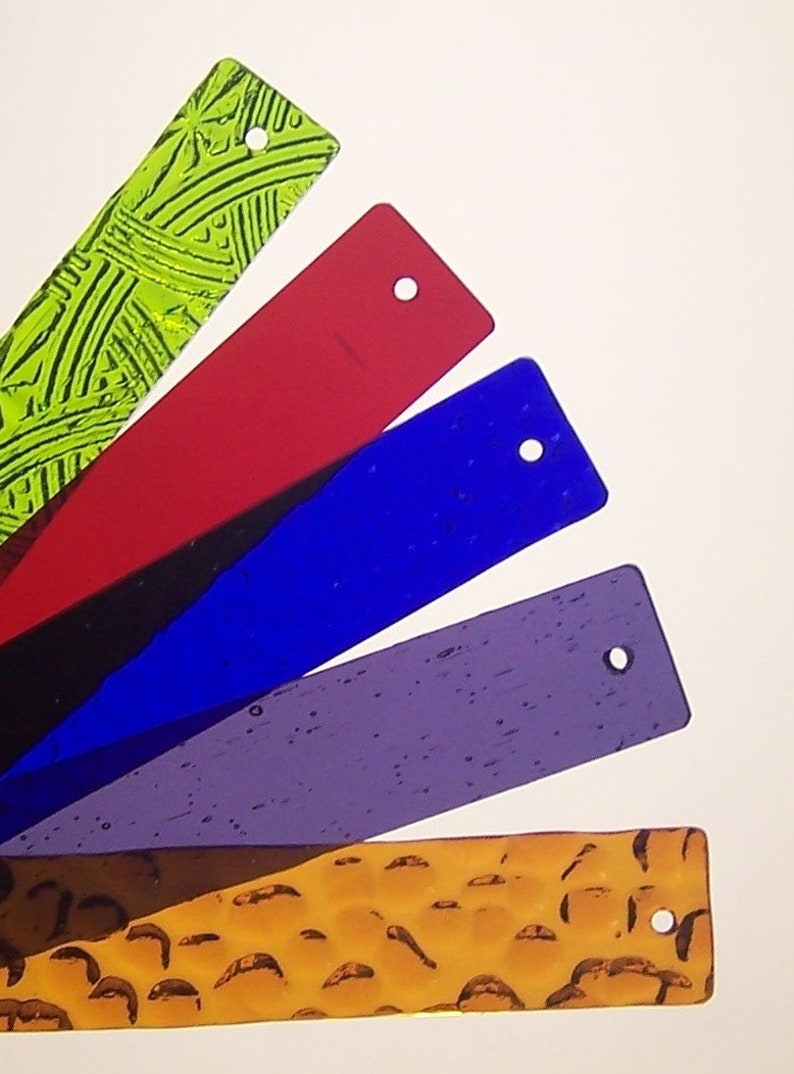 DIY Complete Multicolored Stained Glass Wind Chime Kit Etsy