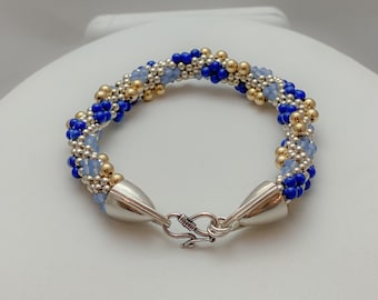 LapisLazuli häkeln Armband