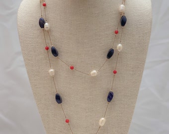 Goldstone und Rote Koralle Lariet