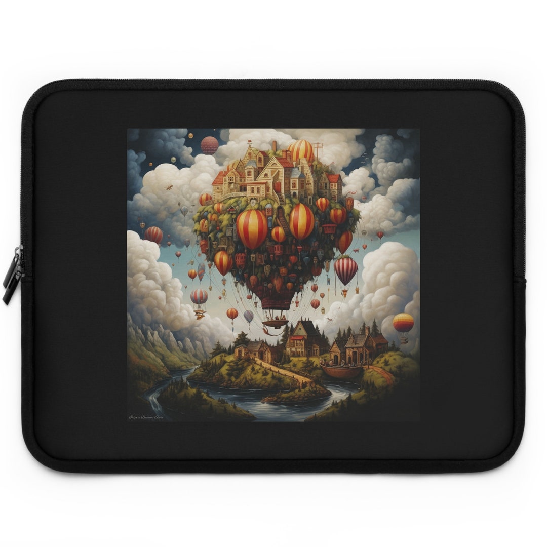 Hot Air Balloon Dream Laptop Sleeve Etsy
