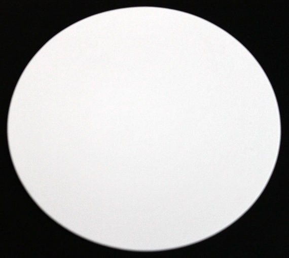 Paper Circles - 6.5 inch Non Metallic  (25 circles) with Optional Holes | Chipboard Circles | Die cut Circles | Garland Supplies