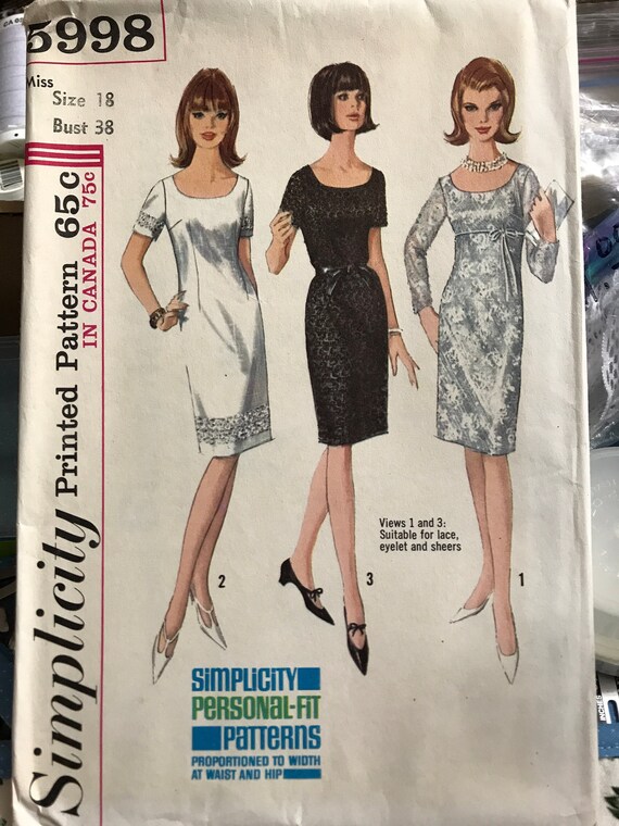 vintage dress size 18