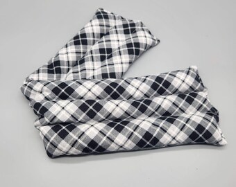 Hot/Cold Pack - Black/Silver Plaid