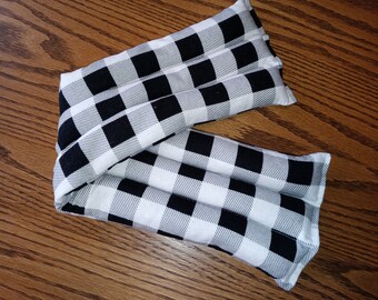 Hot/Cold Pack - Black & White Buffalo Check