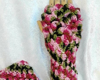 Fantasy Fingerless Crocheted Gloves