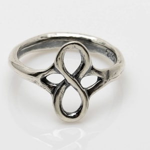 Infinity Ring in Sterling Silver