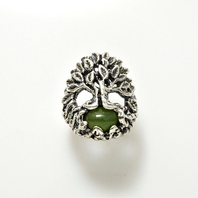 Celtic Tree of Life Ring in Sterling Silver - Etsy