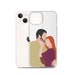 Custom couple phone case - Personalized faceless family drawing from photo - Pet portrait iPhone case - Couple illustration case