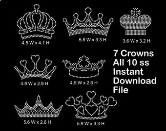 Toppa Termoadesiva Con Paillettes E Strass - Applique A Forma Di Corona (Colore Argento, 6 Cm) Per Abbigliamento E Fai Da Te