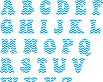 SVG wavy chevron alphabet digital cut file wavy chevron font cut file download svg wavy alphabet font wavy svg vinyl cut file wavy alphabet