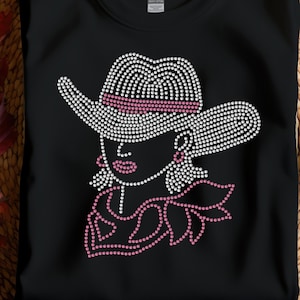 cowgirl bling shirt cowgirl hat rhinestone shirt cowgirl western bling shirt rhinestone cowgirl hat and scarf shirt country girl bling shirt