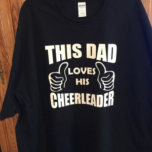 Cheer Dad Shirt This Dad Loves His Cheerleader Shirt - Etsy